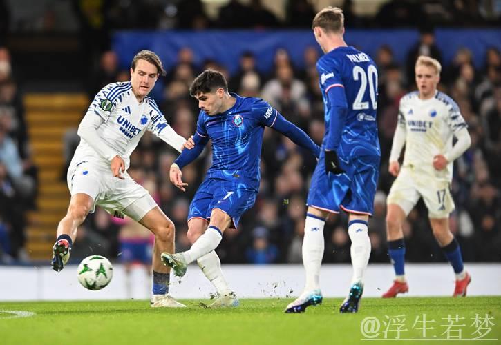 切尔西1-0击败哥本哈根，总比分3-1晋级欧协联八强，霍尔低射建功